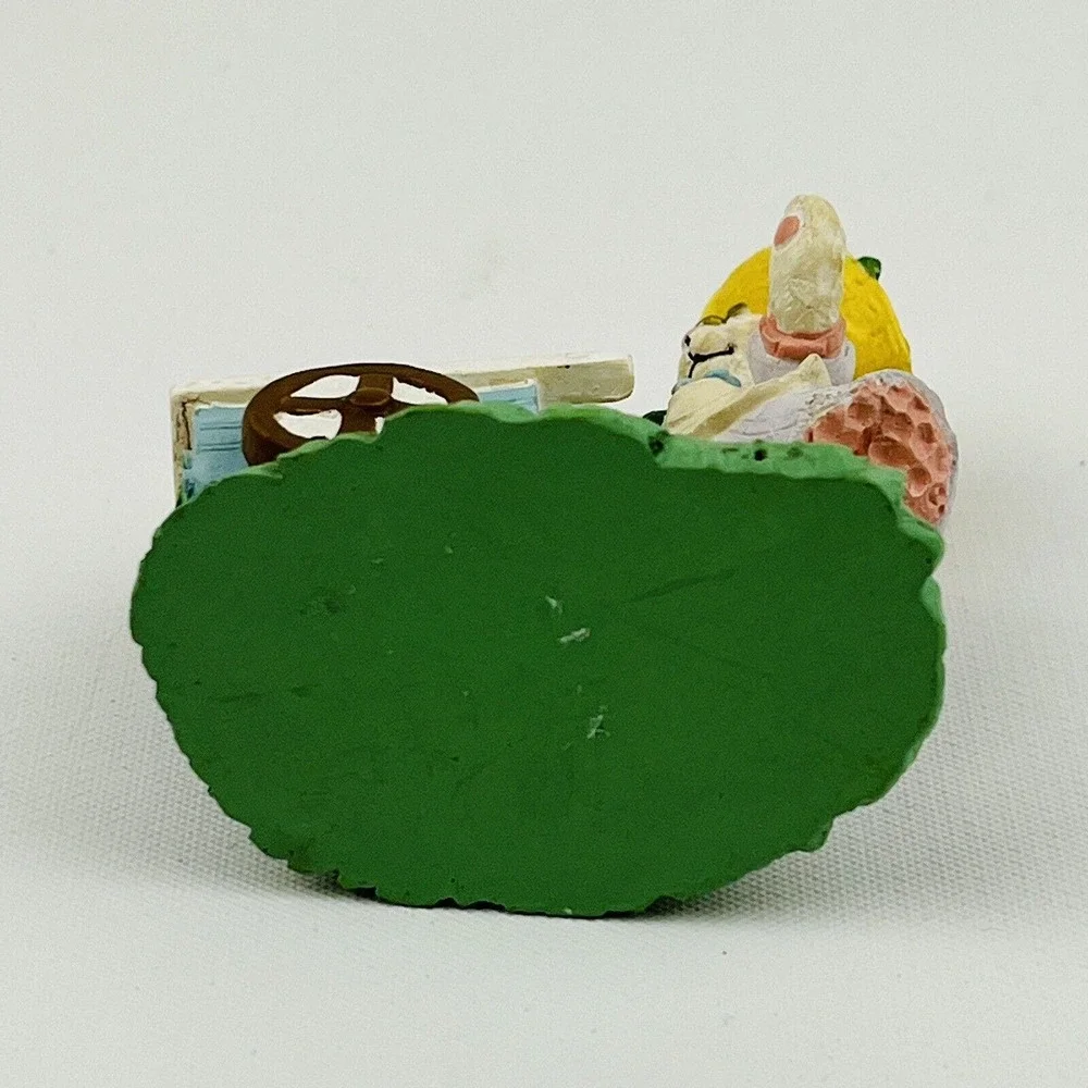 Cottontail Lane Bunny & Garden Cart Figurine Easter Resin Midwest Cannon Falls‎